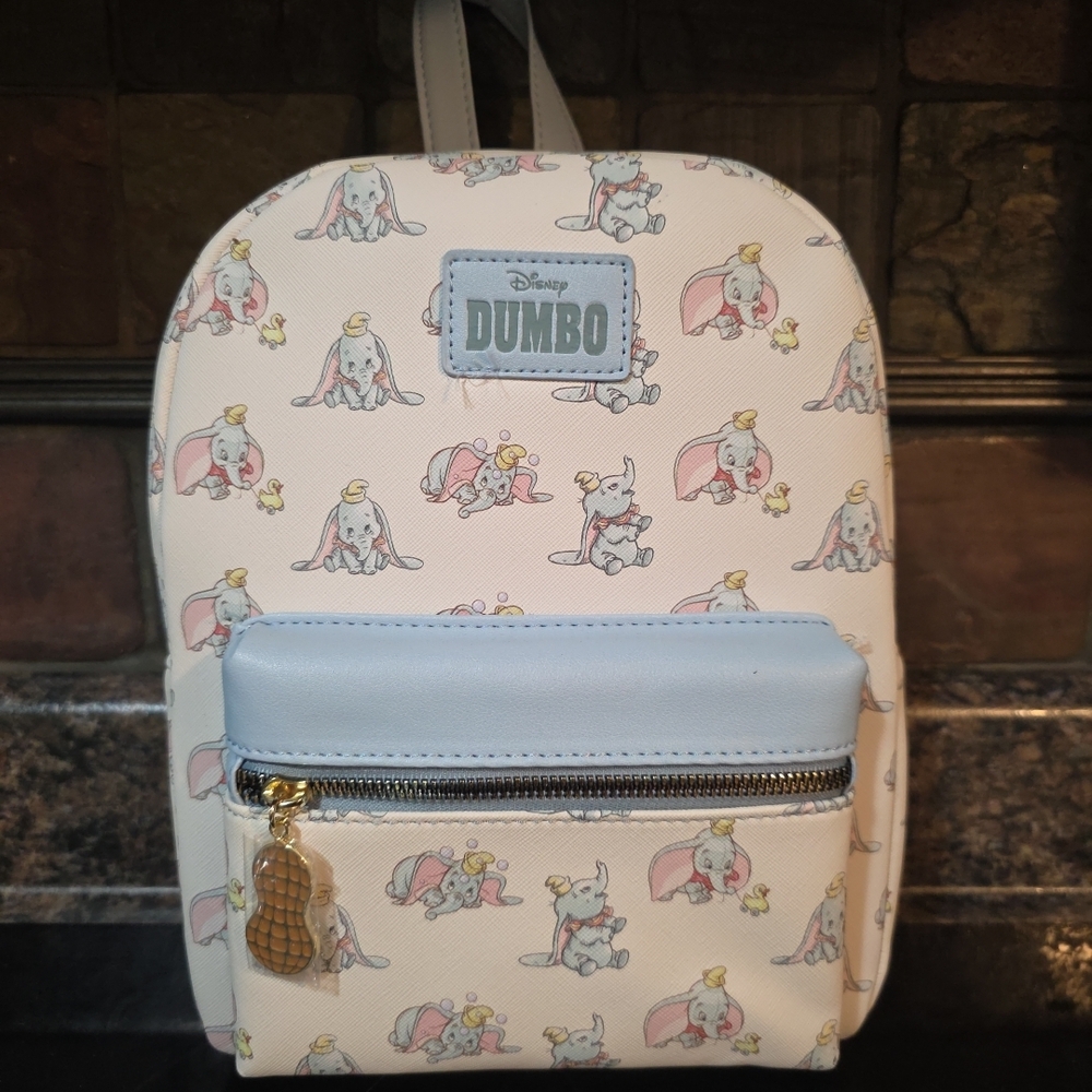 Disney Dumbo Kids Backpack - Cream and Blue